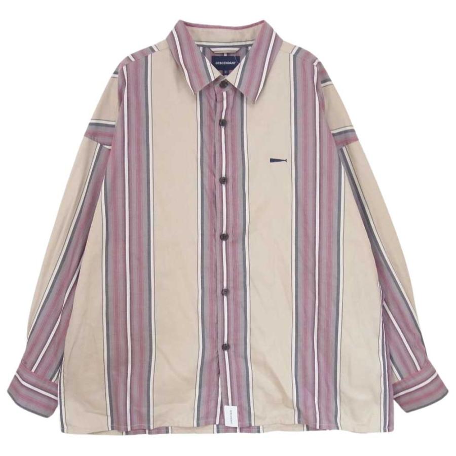 DESCENDANT ディセンダント 22SS CHIEF MULTI STRIPE LS SHIRT FULL  