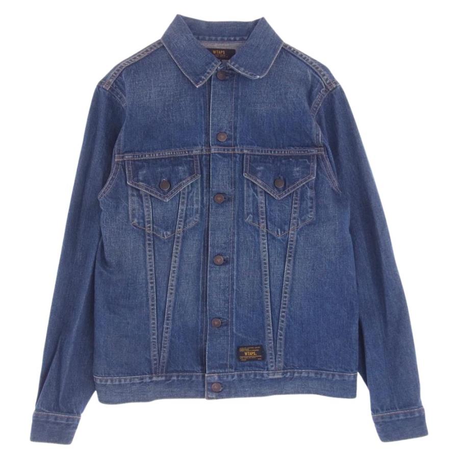 WTAPS ダブルタップス 15SS 151GWDT-JKM04 DENIM JK 裏ロゴ プリント 