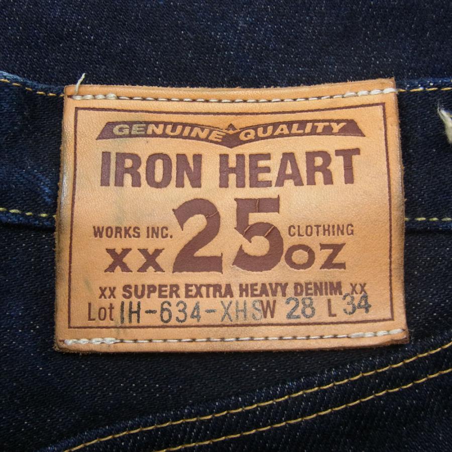 IRON HEART アイアンハート IH-634-XHS 25oz セルビッチ デニム パンツ 