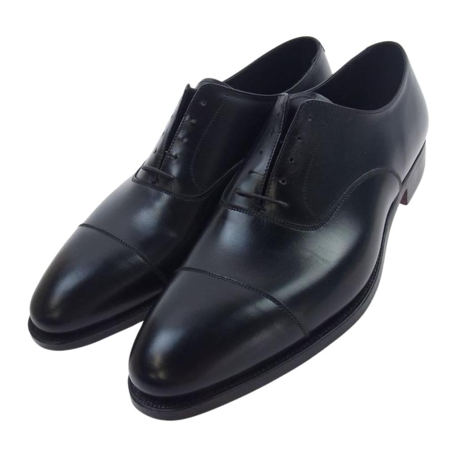 超美品)クロケット＆ジョーンズ KENT ストレートチップ ブラック 8E 