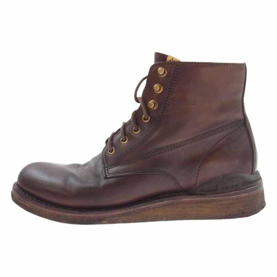 VISVIM ビズビム VIRGIL BOOTS バージル ブーツ  ダークブラウン系 US9.5【中古】｜brand-life｜02