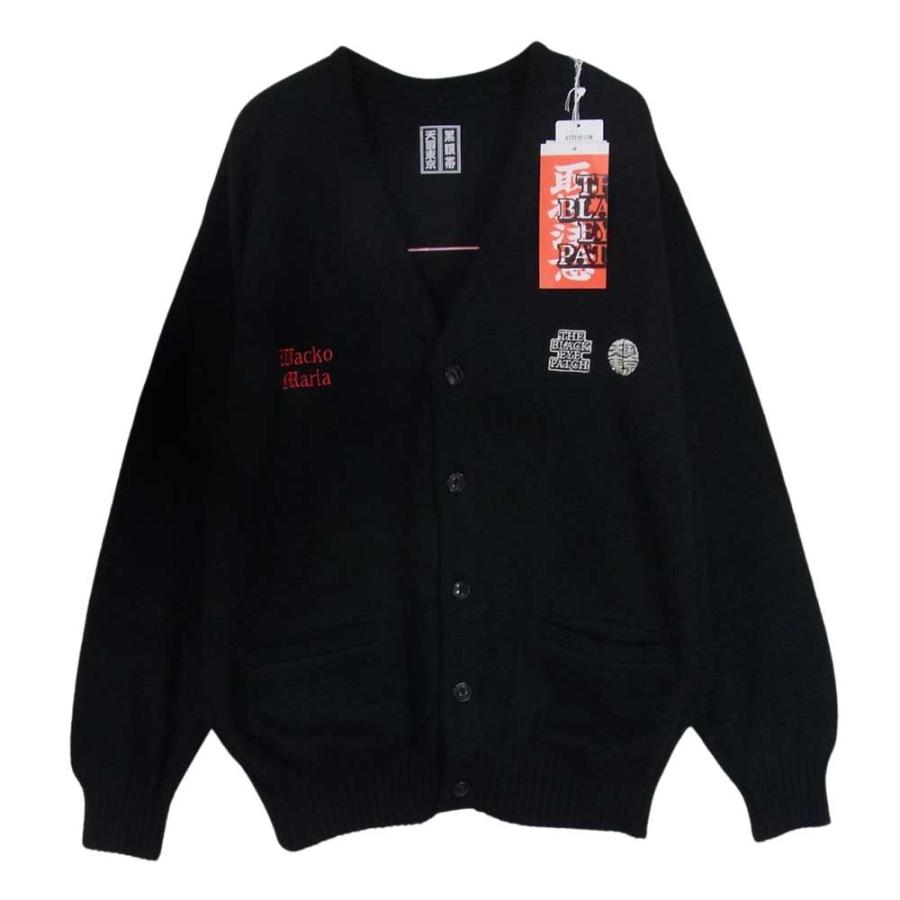 WACKO MARIA×Black Eye Patch モヘアニットカーディガン