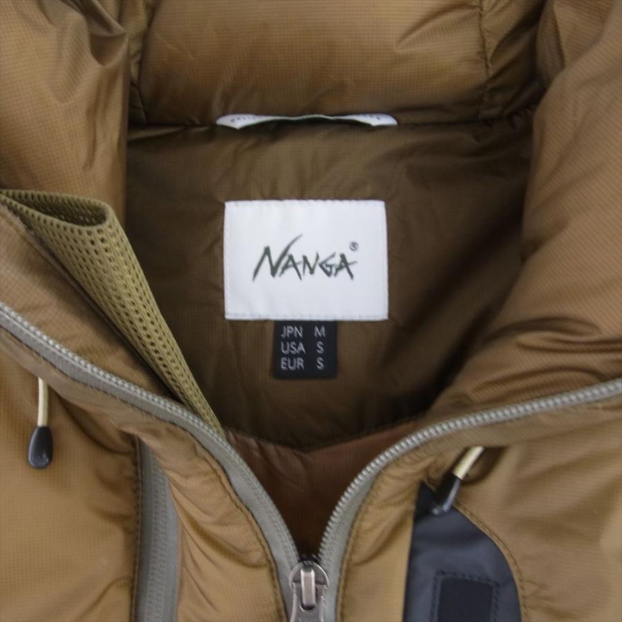 NANGA ナンガ AURORA LIGHT STAND COLLAR DOWN JACKET オーロラ ライト スタンドカラー ダウン ジャケット ブラウン系 JPN M【中古】｜brand-life｜03