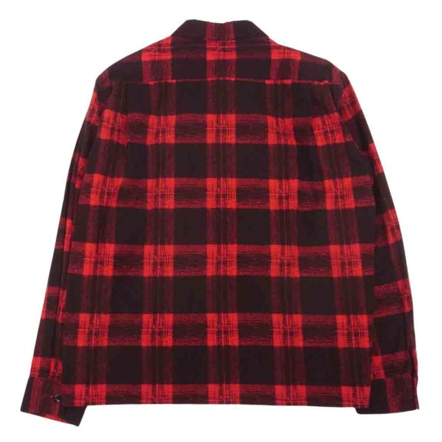 TENDERLOIN テンダーロイン PRINT FLANNEL CHECK SHT RED プリント