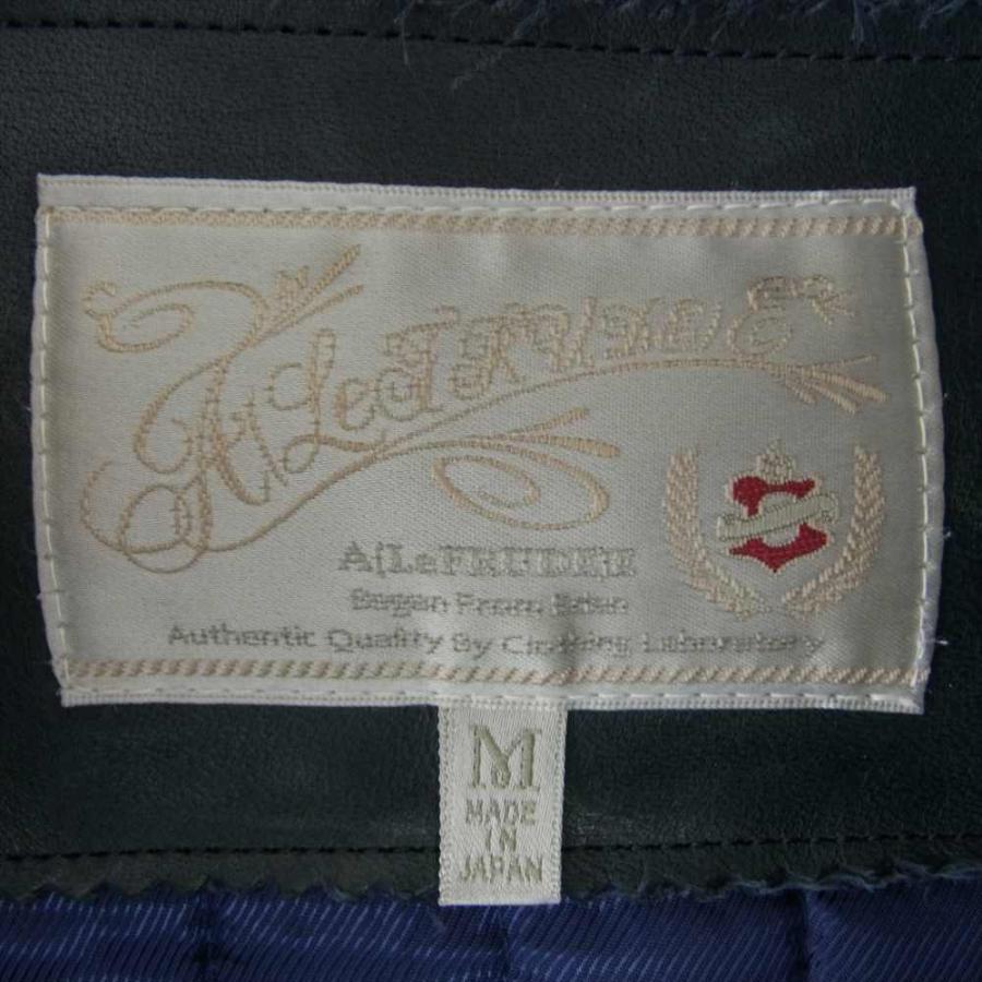アレフルード A(LeFRUDE)E 16AW-BL02 ホースハイド レザー アレフルード A(LeFRUDE)E 16AW-BL02 ホースハイド レザー