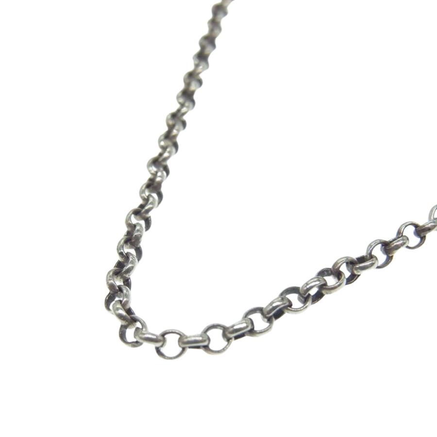 CHROME HEARTS クロムハーツ（原本有） NECKCHAIN R18inch ロール チェーン 18インチ ネックレス シルバー系【中古】｜brand-life｜02