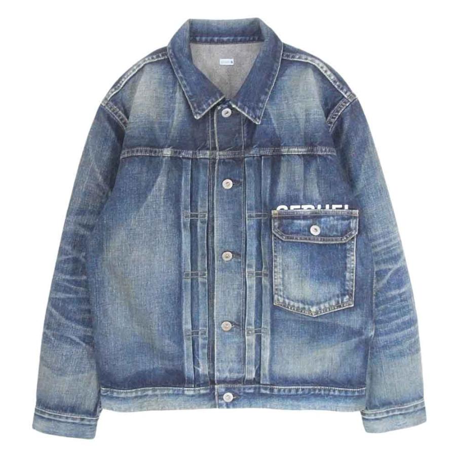 シークエル SEQUEL 22AW SQ-22AW-JK-09 1st DAMAGE DENIM JACKET 