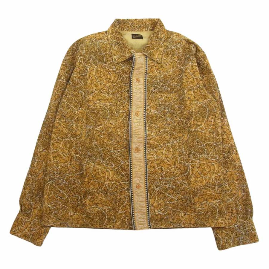 TENDERLOIN テンダーロイン T-CORDUROY SHT AS コーデュロイ 総柄 長袖 