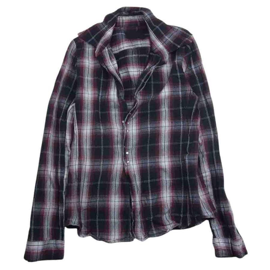 junhashimoto ジュンハシモト SHT1002 JDD02 CHECK HOOK SHIRTS フック 