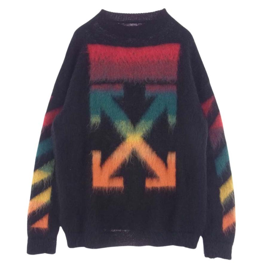 OFF-WHITE オフホワイト 20AW OMHA036E20KNI001 バック アロー モヘア 