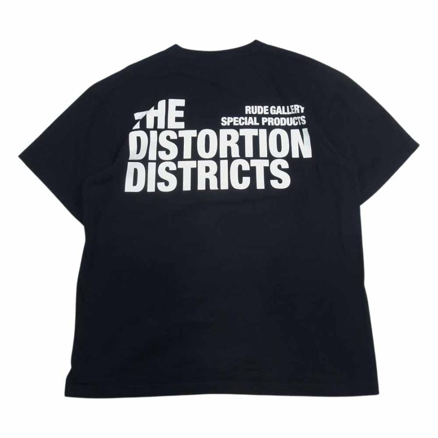 RUDE GALLERY ルードギャラリー THE DISTORTION DISTRICTS PANTHER TEE パンサー プリント 半袖 Tシャツ ブラック系 XL【中古】｜brand-life｜02