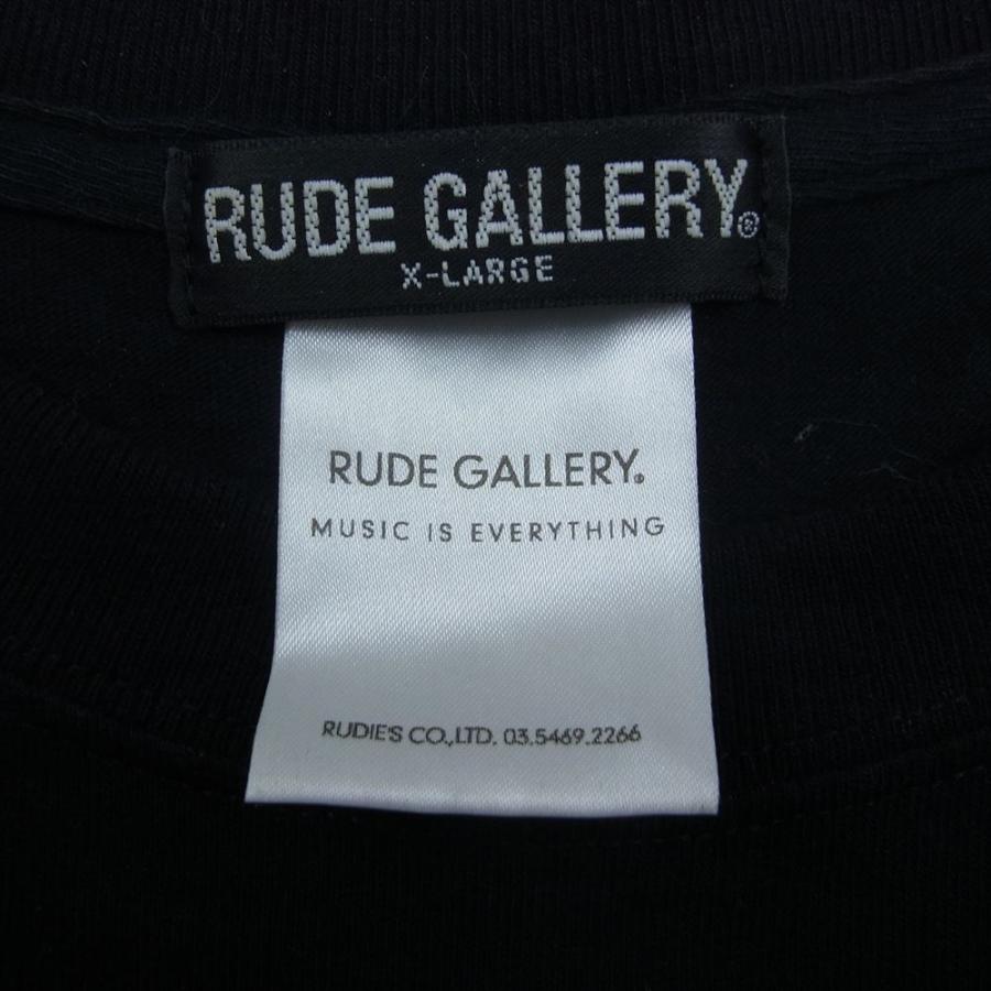 RUDE GALLERY ルードギャラリー THE DISTORTION DISTRICTS PANTHER TEE パンサー プリント 半袖 Tシャツ ブラック系 XL【中古】｜brand-life｜04