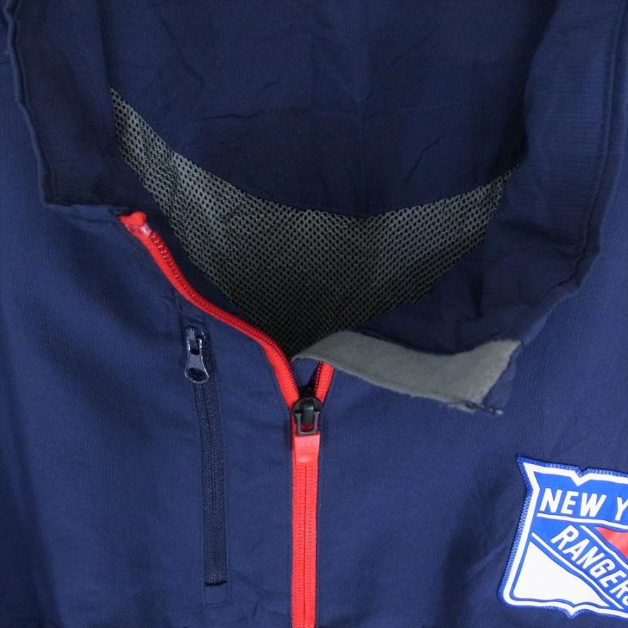 adidas アディダス NHL NEW YORK RANGERS ロゴワッペン トラックジャケット ネイビー系 XL【中古】｜brand-life｜03