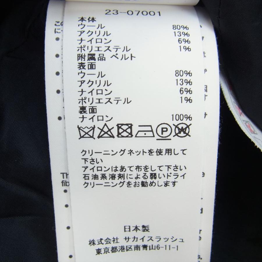 sacai Sacai サカイ 23AW 23-07001 Tweed Dress ツイード ドレス sacai Sacai サカイ 23AW 23-07001 Tweed Dress ツイード ドレス