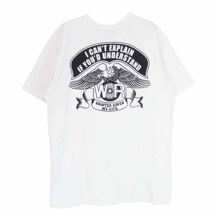 ウエストライド WEST RIDE バックプリント Ｔシャツ カットソー 半袖 ホワイト ホワイト系 38【中古】｜brand-life｜02