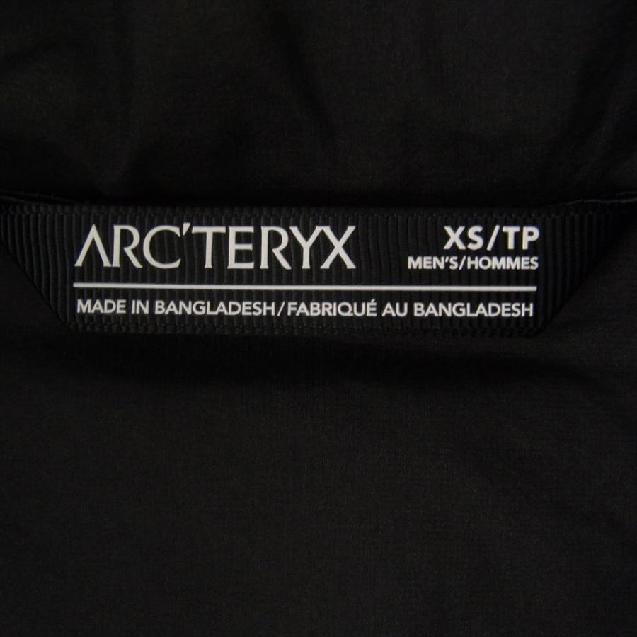 ARC'TERYX アークテリクス 24108 Atom LT Hoody アトム LT フーディパーカ 中綿 ジャケット ブラック系 XS【中古】｜brand-life｜04