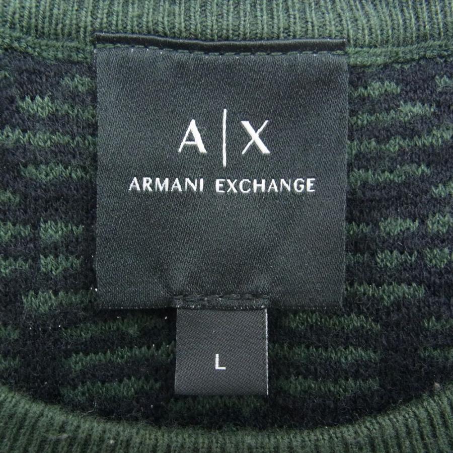 ARMANI EXCHANGE アルマーニエクスチェンジ 6KZM1T ZMN4Z REGULAR FIT SWEATER レギュラー フィット セーター ローゲージ ニット【中古】｜brand-life｜04