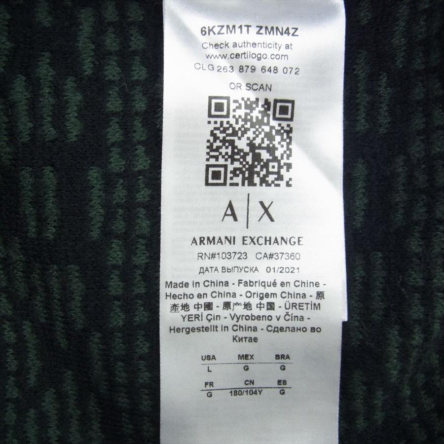 ARMANI EXCHANGE アルマーニエクスチェンジ 6KZM1T ZMN4Z REGULAR FIT SWEATER レギュラー フィット セーター ローゲージ ニット【中古】｜brand-life｜05