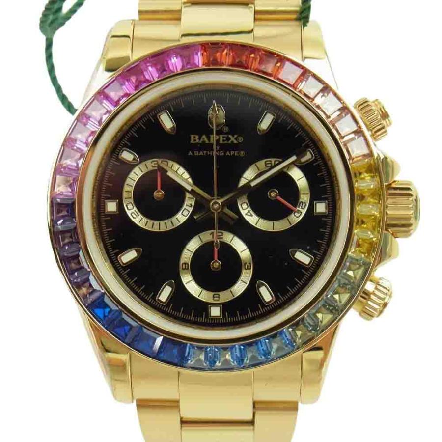 A BATHING APE アベイシングエイプ 1j30187016 TYPE 4 BAPEX CRYSTAL