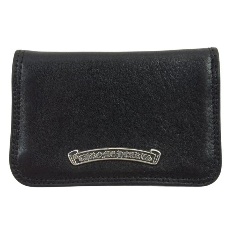 CHROME HEARTS クロムハーツ（原本無） 2ポケット レザー カードケース 