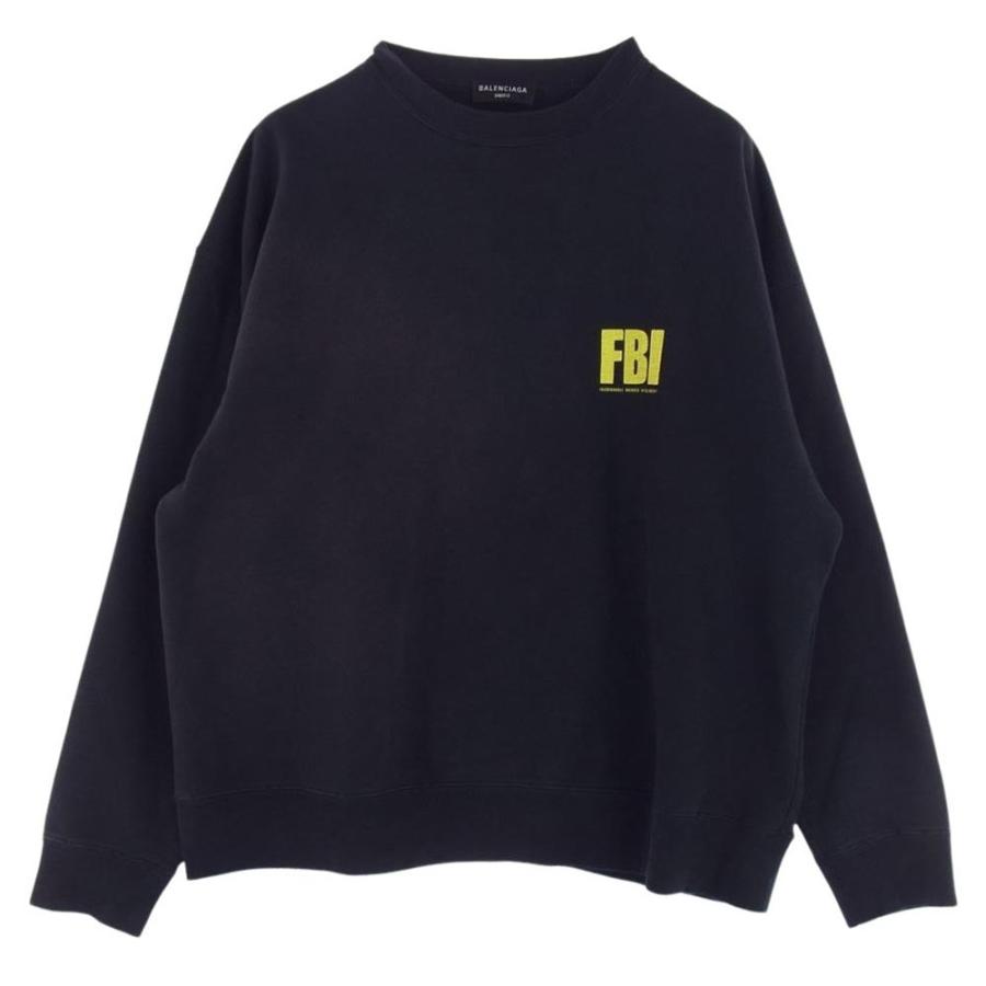 BALENCIAGA バレンシアガ 676629 TLVH1 FBI Crew Sweat クルーネック 