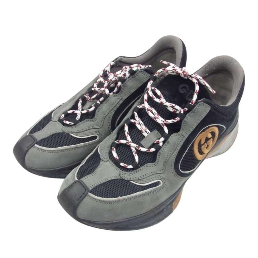 GUCCI グッチ run lace up sneakers ラン レースアップ GGロゴ GUCCI グッチ run lace up sneakers ラン レースアップ GGロゴ