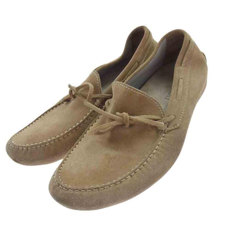 LARDINI（ラルディーニ） スエード ドライビング シューズ ベージュ 