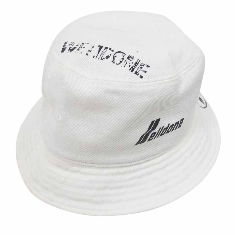 ウェルダン WE11DONE LOGO STAMP BUCKET HAT ロゴプリント バケット