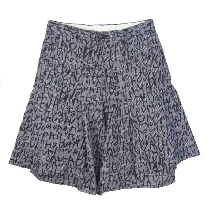 comme des garcons コムデギャルソン 2重レイヤードショーツ S パンツ 