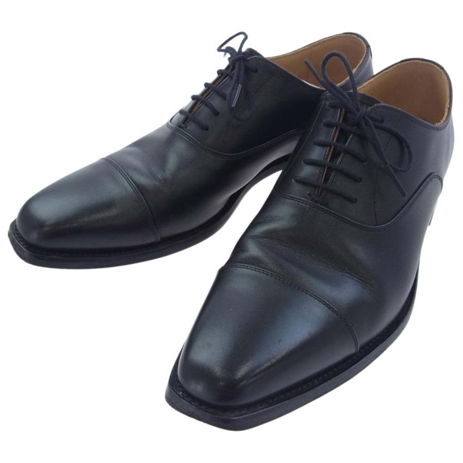 SCOTCH GRAIN ストレートチップ レザー ビジネスシューズ ブラック