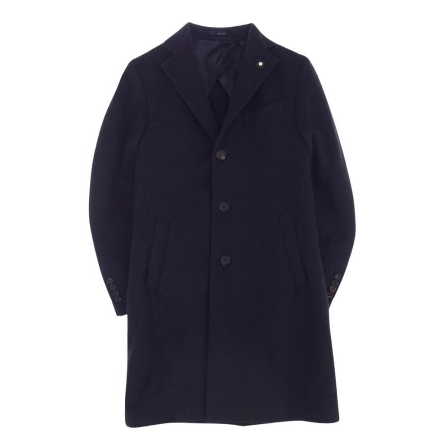 10/4限定 ラルディーニチェスターコート46 ネイビーブートニエール付