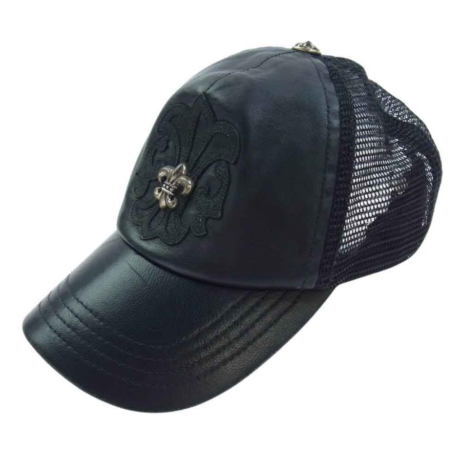 CHROME HEARTS クロムハーツ（原本無） TRUCKER CAP LEATHER 
