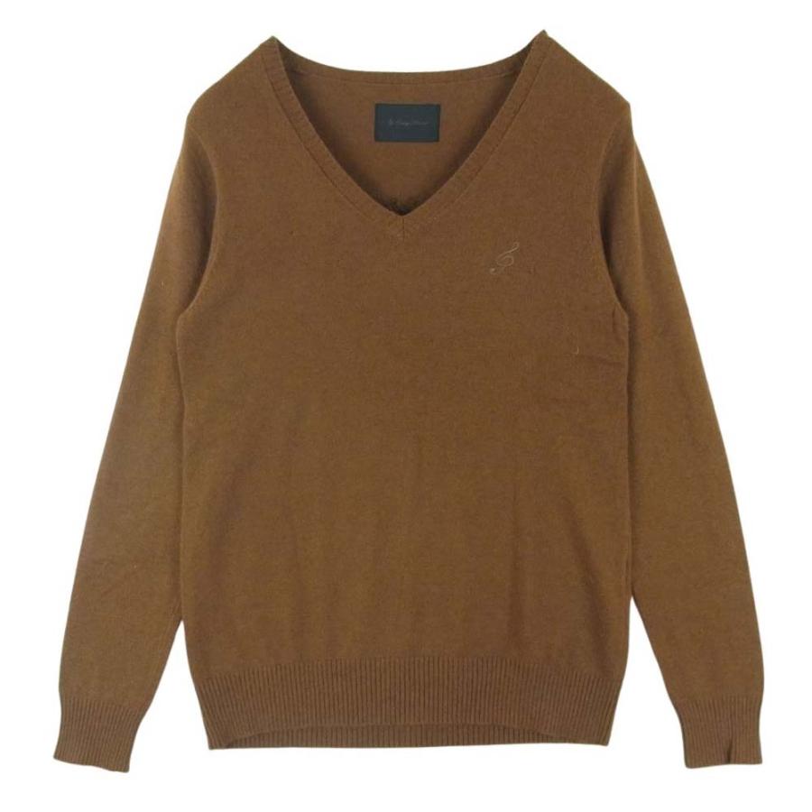 Lounge Lizard】アンゴラ混 メルトン Pコート 8B キャメル 2