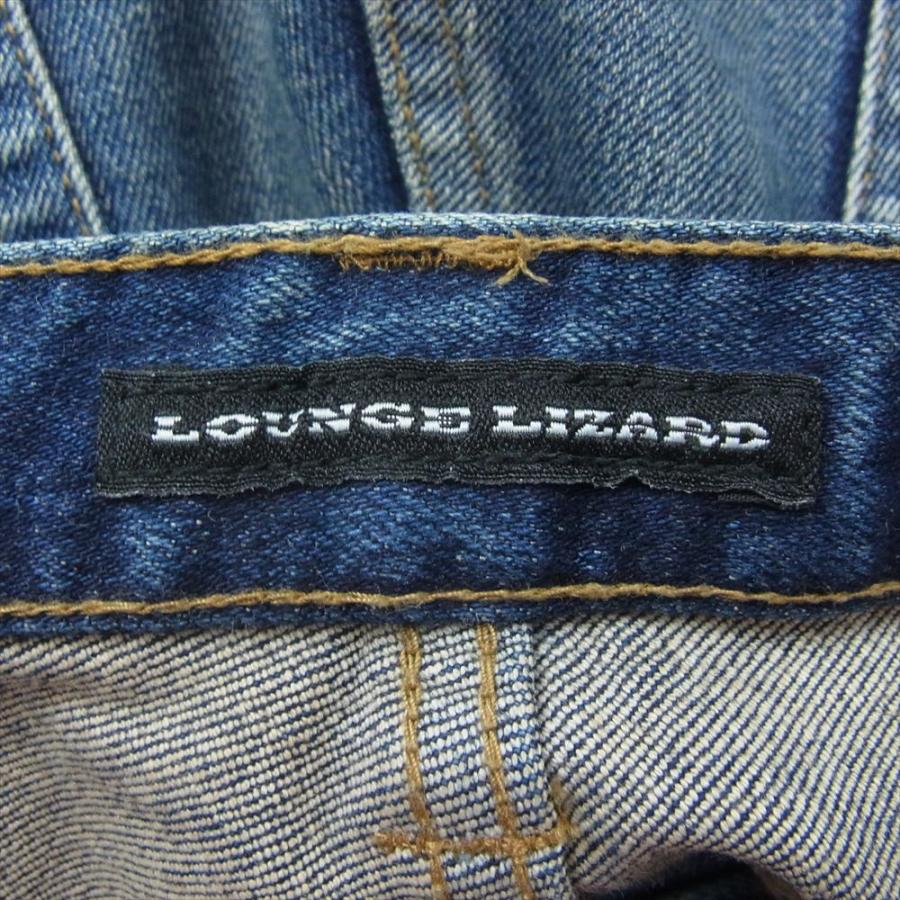 LOUNGE LIZARD（ラウンジリザード） ボタンフライ ダメージ加工 デニム