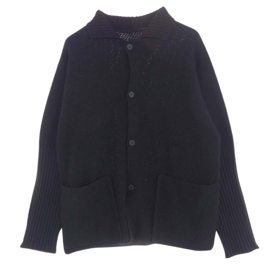 HOMME PLISSE ISSEY MIYAKE ブラックカーディガン