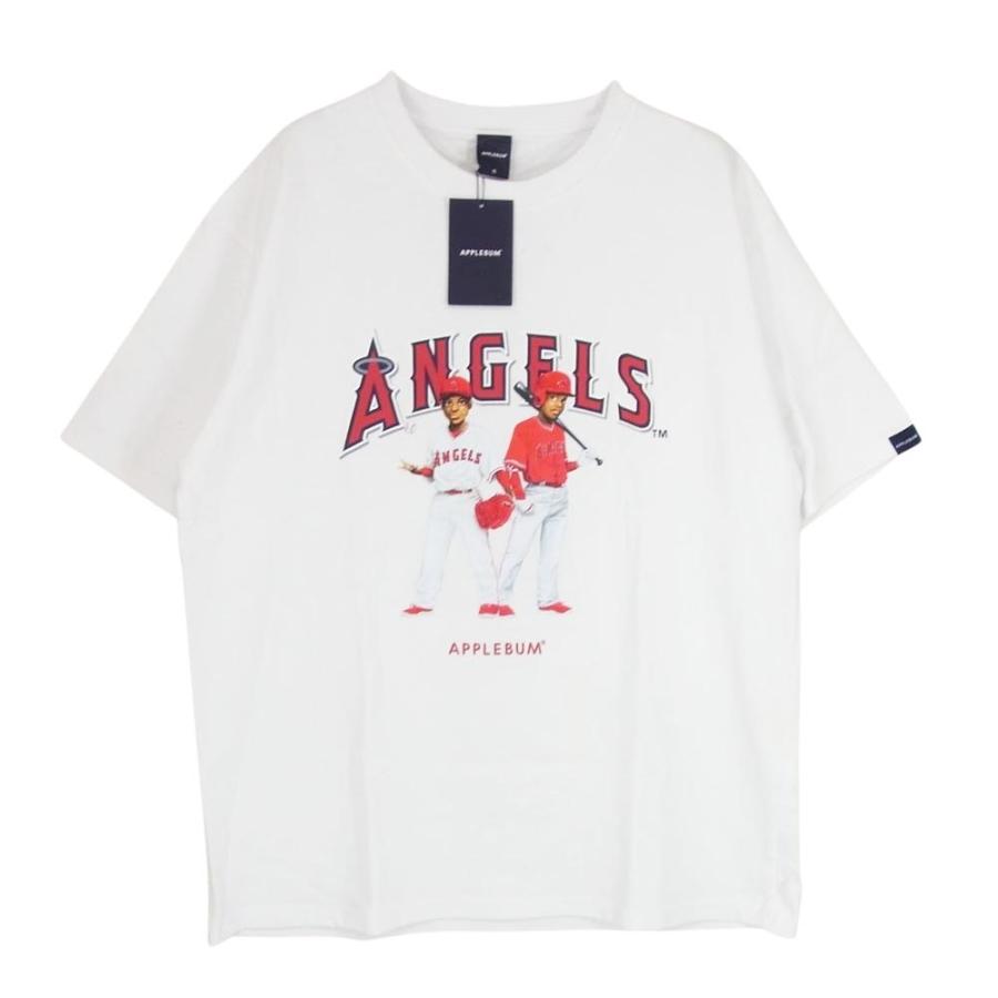 アップルバム APPLEBUM MLB2121101A LA Angels Boy T-Shirt エンゼルス  
