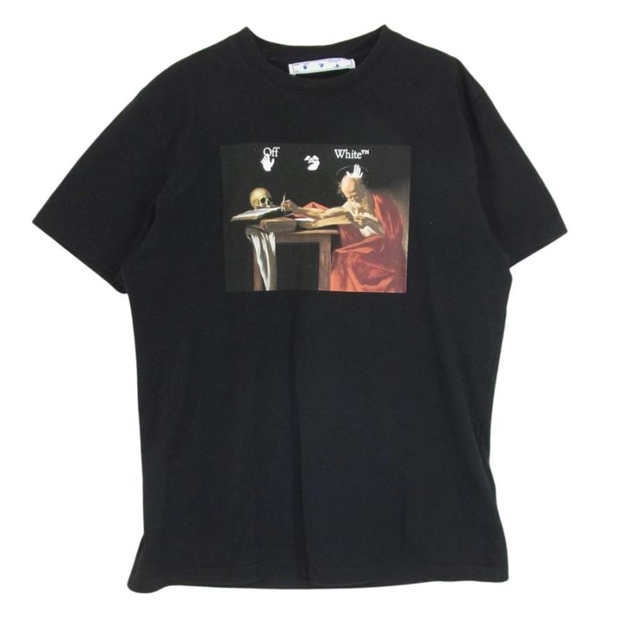 OFF-WHITE オフホワイト 21SS OMAA027R21JER004 CARAVAGGIO SS TEE 