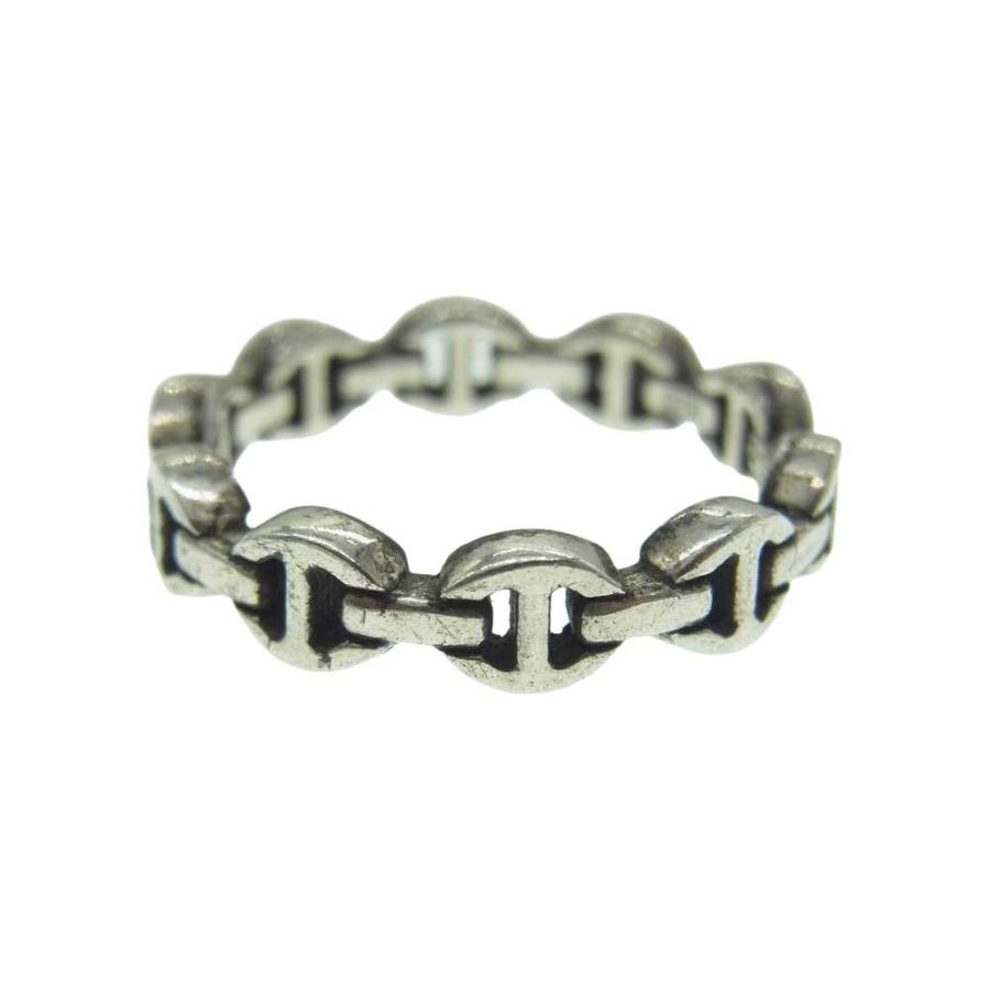 HOORSENBUHS ホーセンブース DAME TRI-LINK シルバー リング 9号【中古 