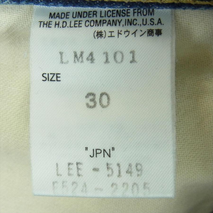Lee リー 101Z LM4101 復刻 黒タグ オーガニックコットン ジップ Lee リー 101Z LM4101 復刻 黒タグ オーガニックコットン ジップ