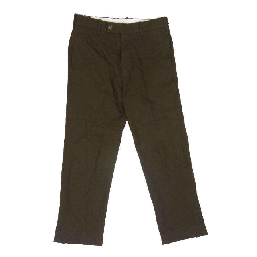 YOKE ヨーク 20AW YK20AW0150P BACK SLIT STRAGIHT TROUSERS ウール