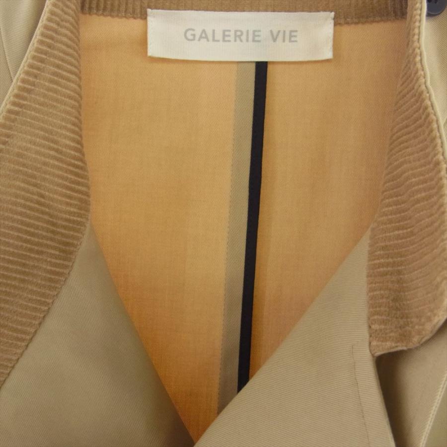 GALERIE VIE コーデュロイ ロングコート ベージュ GALERIE VIE コーデュロイ ロングコート ベージュ