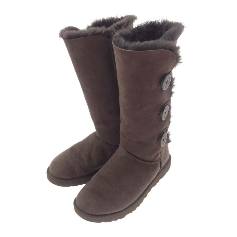 UGG Australia アグ ベイリーボタン トリプル ロング ムートン ブーツ 