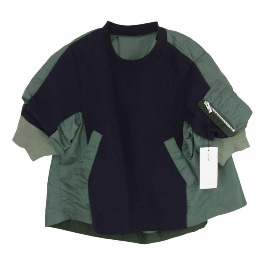 sacai Sacai サカイ 24SS 24-07539 Nylon Twill Sponge Sweat ナイロン 
