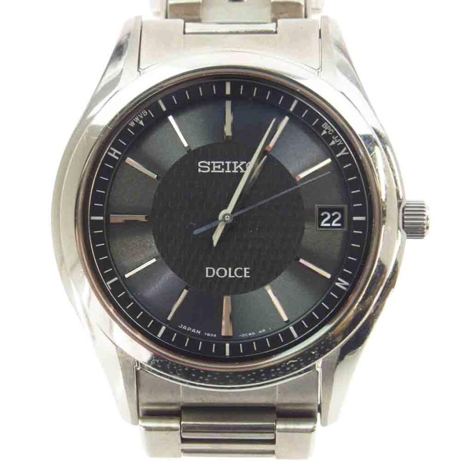 SEIKO セイコー 7B24-OBMO DOLCE ドルチェ ソーラー クォーツ 腕時計 
