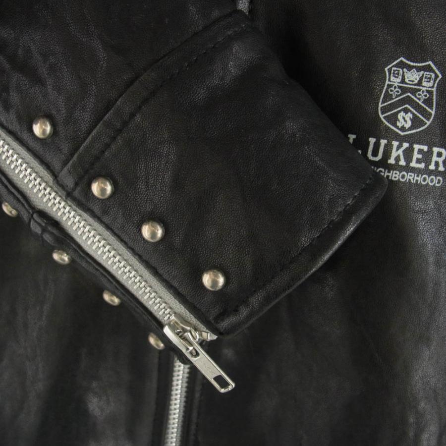 ルーカーバイネイバーフッド 10AW スタッズ シングル ライダース ルーカーバイネイバーフッド 10AW スタッズ シングル ライダース