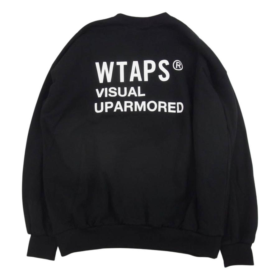 WTAPS ダブルタップス FORTLESS SWEATER COTTON バックロゴ 裏起毛 