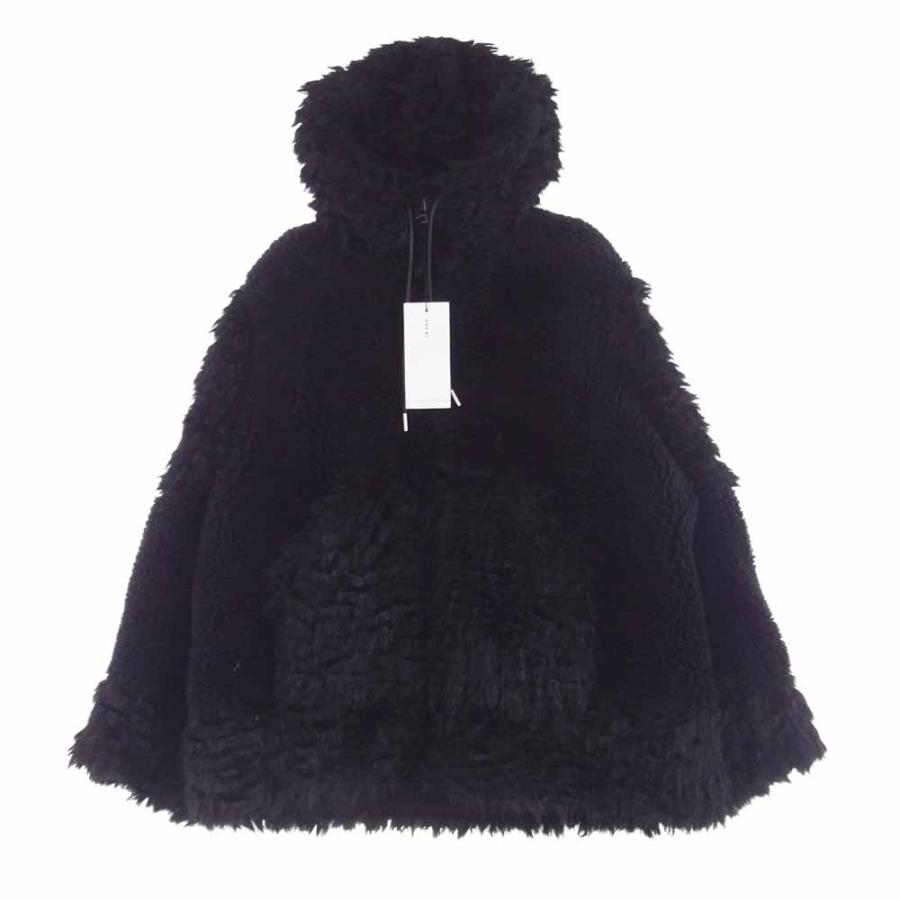 sacai Sacai サカイ 24-03518M Faux Shearling x Fur Hoodie sacai Sacai サカイ 24-03518M Faux Shearling x Fur Hoodie