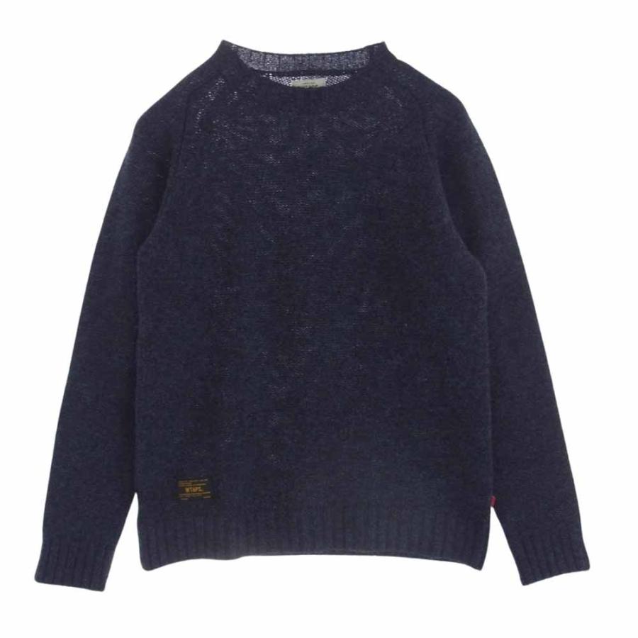WTAPS ダブルタップス 14AW 142MADT-KNM01 DECK CREW-C SWEATER WOOL 
