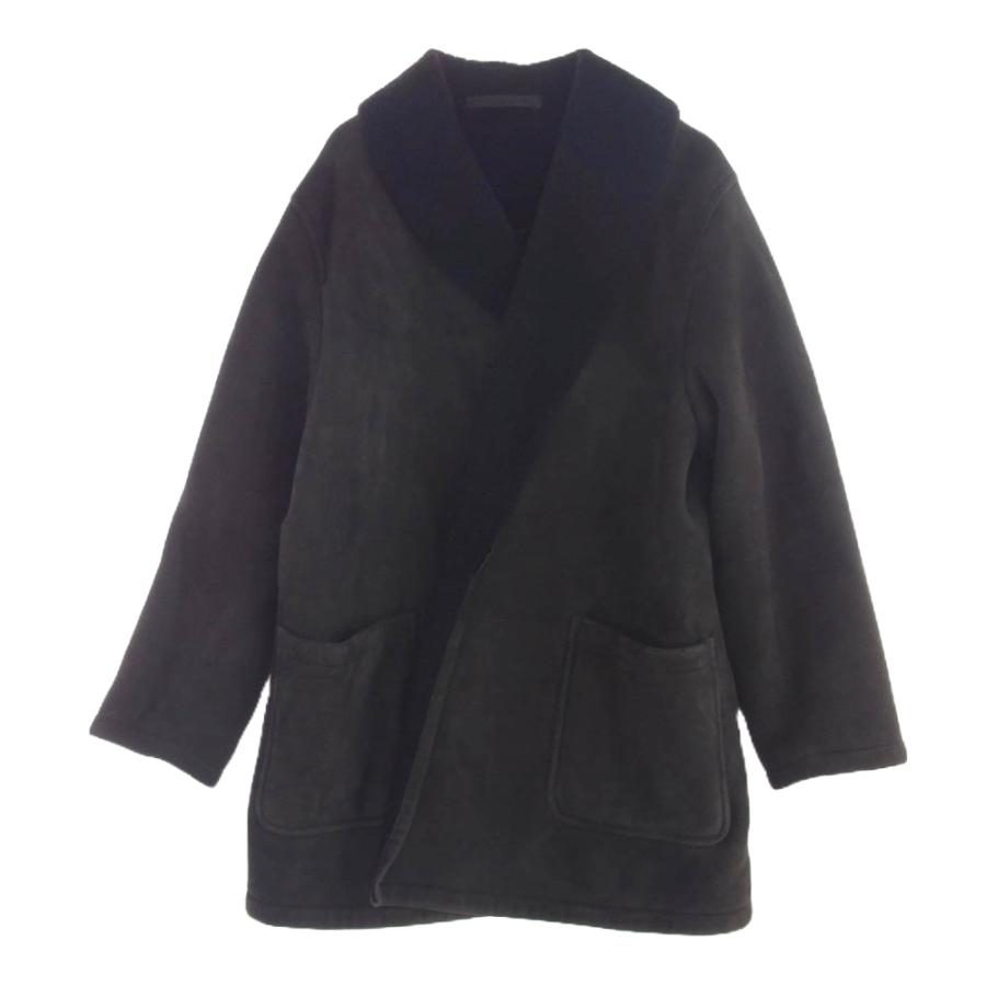 COMOLI コモリ 23AW Y03-04001 シープスキン ショールカラー コート 