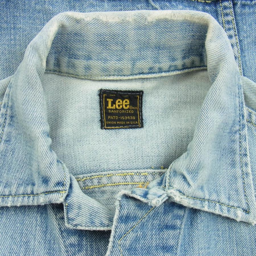 Lee リー 101-J 70's 後期 SANFORIZED Denim Jacket PATD-153438 Lee リー 101-J 70's 後期 SANFORIZED Denim Jacket PATD-153438